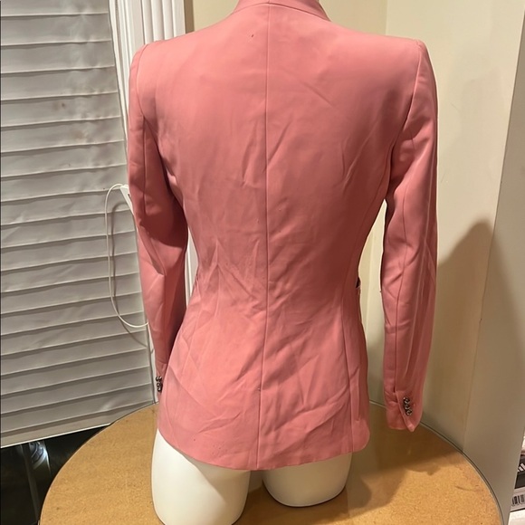 Zara Basic Elegant Pink Women's Blazer with Shoulder Pads Size 6 or medium - Picture 8 of 16